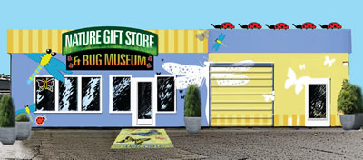 Bug Museum store front.